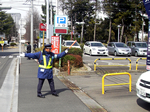 勝山館駐車場警備1